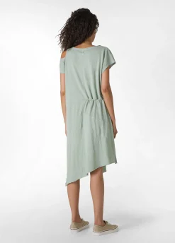 DEHA Vestiti, Gonne E Tute*Abito In Jersey Fiammato Effetto Vintage Verde