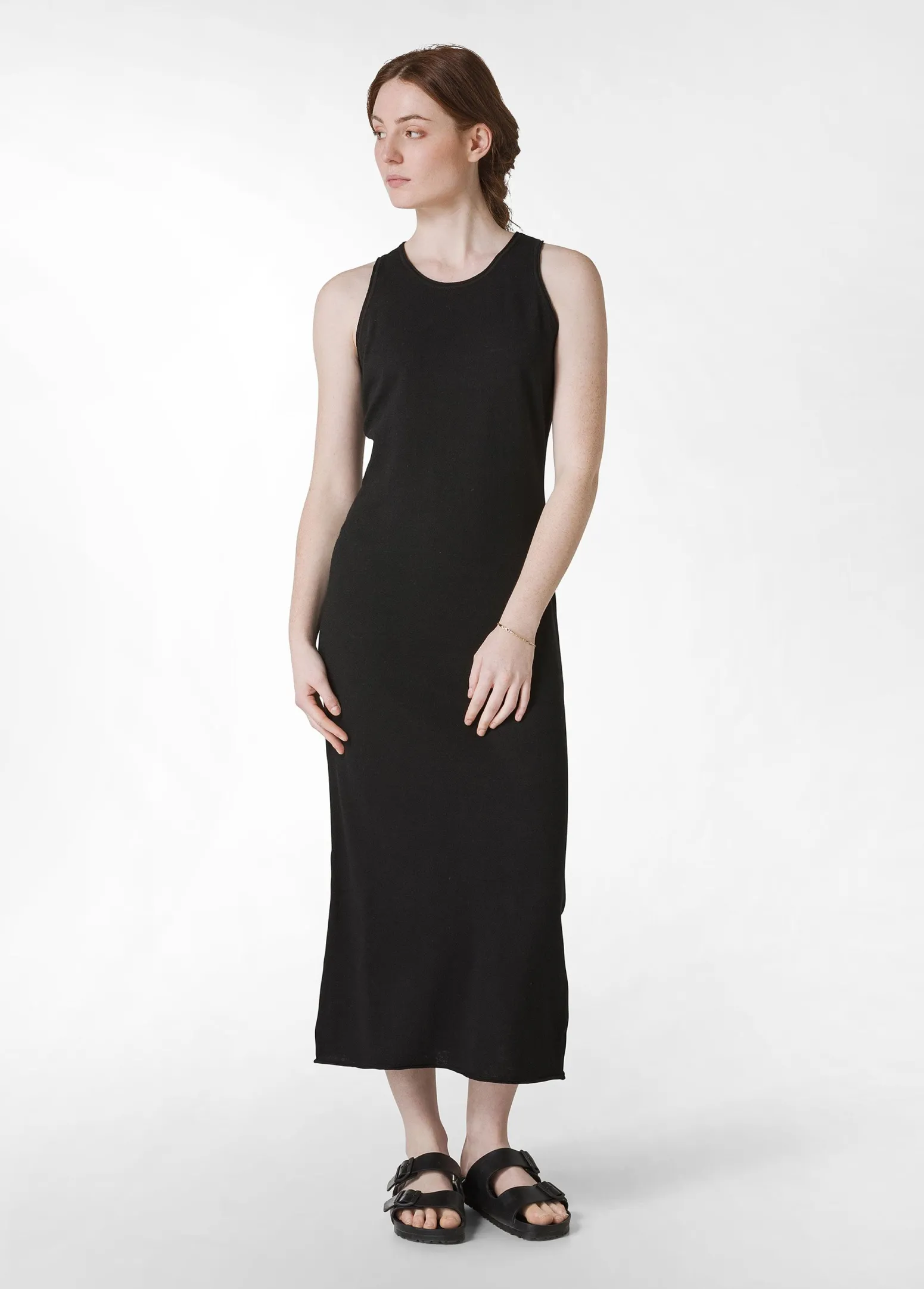 DEHA Vestiti, Gonne E Tute*Abito In Maglia Misto Lino Nero