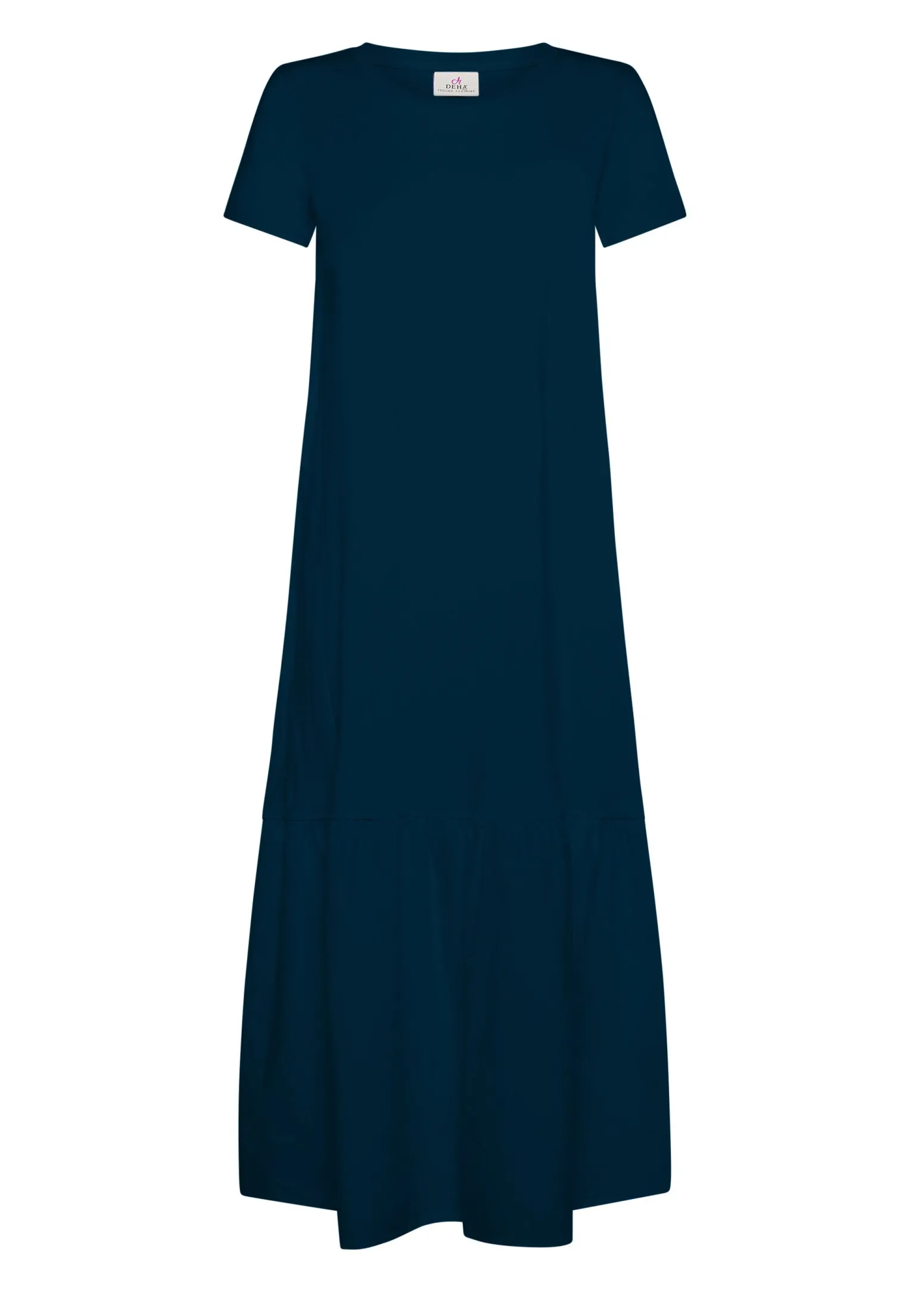 DEHA Vestiti, Gonne E Tute*Abito Lungo Con Inserto In Popeline Blu