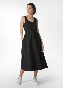 DEHA Vestiti, Gonne E Tute*Abito Lungo In Nylon Con Logo Nero