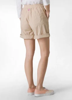 DEHA Bermuda*Bermuda In Popeline Con Coulisse Beige