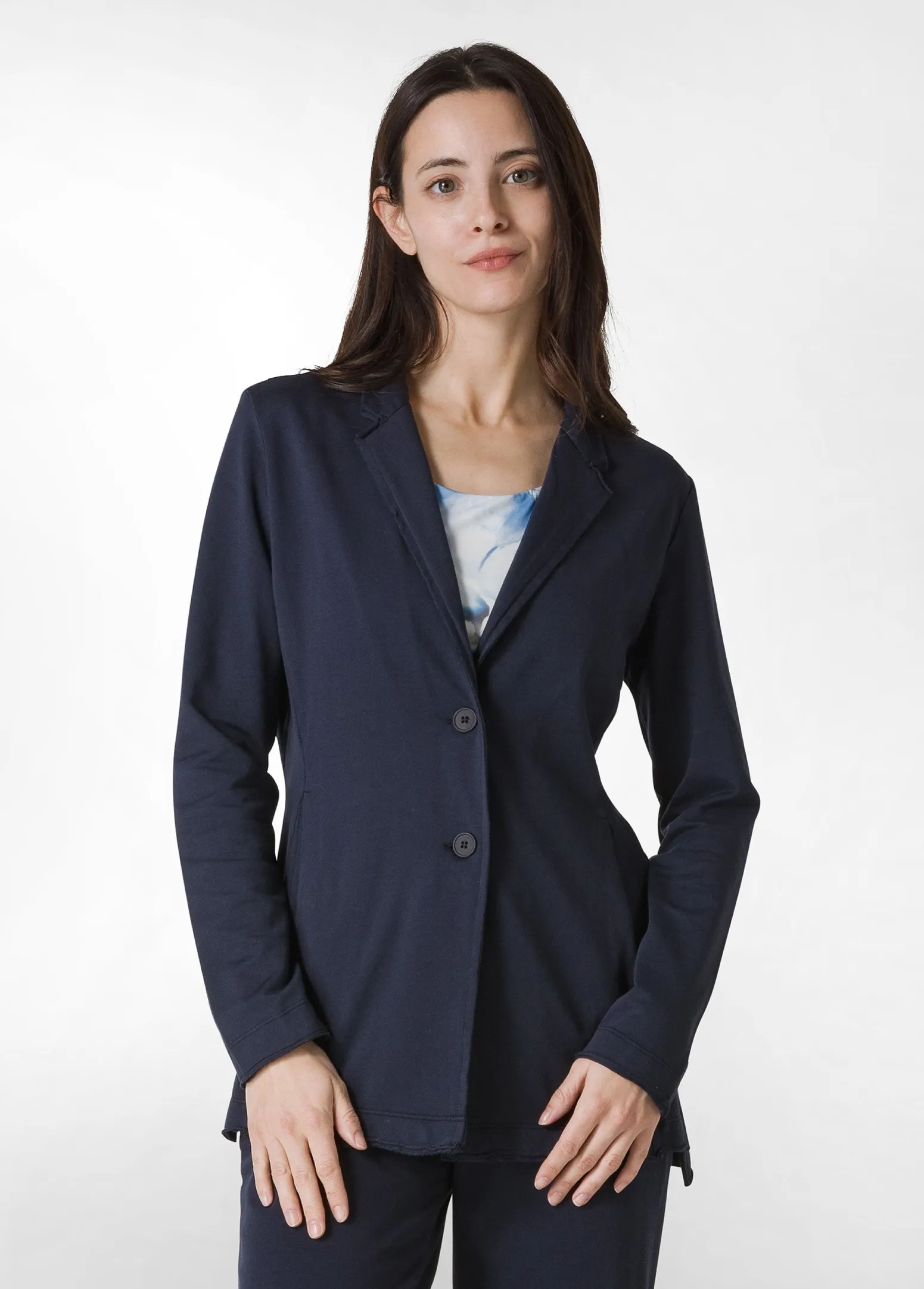 DEHA Giacche E Giubbotti*Blazer In Felpa Leggera Blu