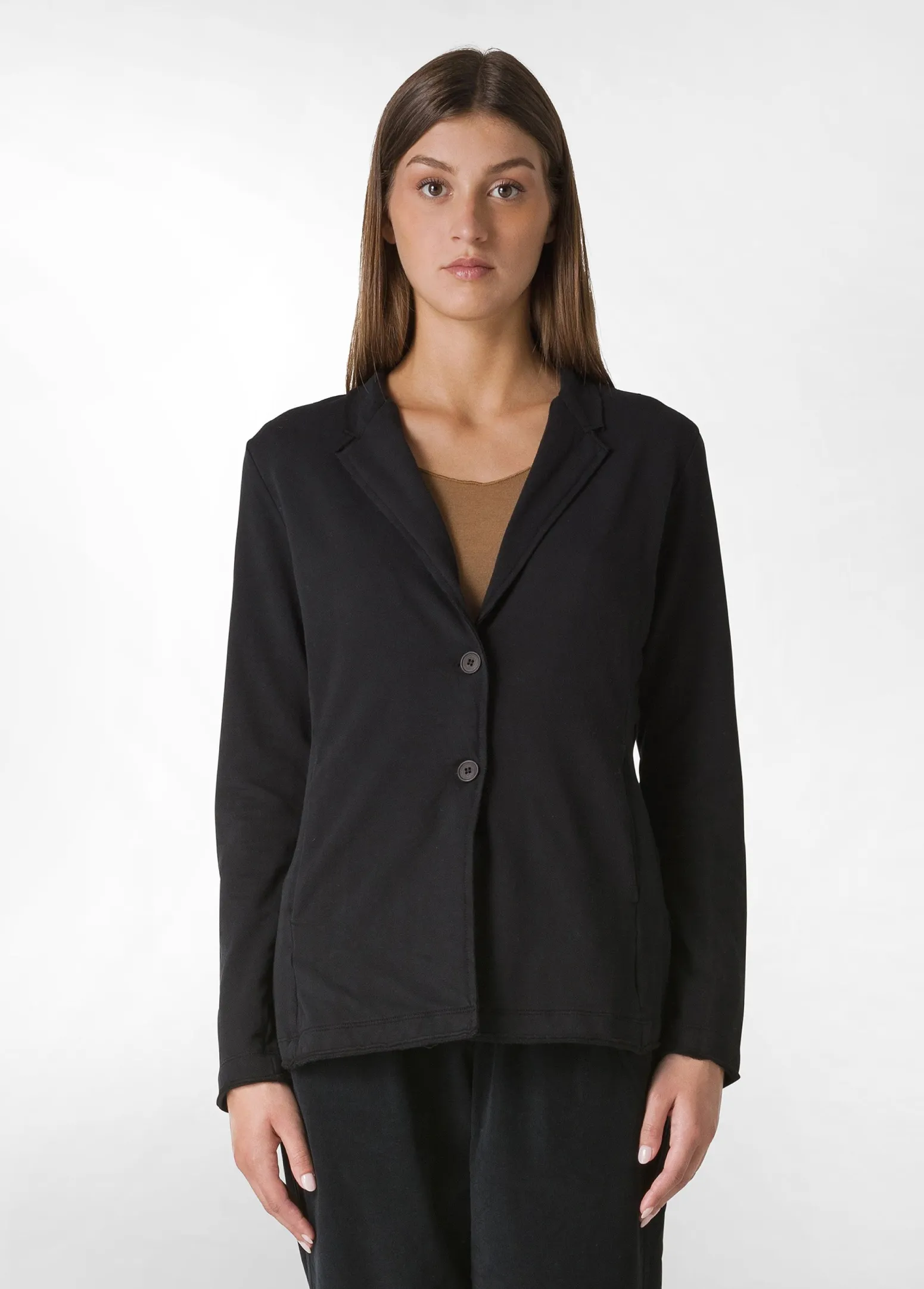 DEHA Giacche E Giubbotti*Blazer In Felpa Leggera Nero