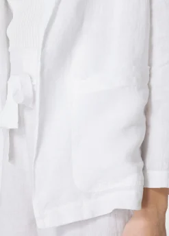 DEHA Giacche E Giubbotti*Blazer In Lino Bianco