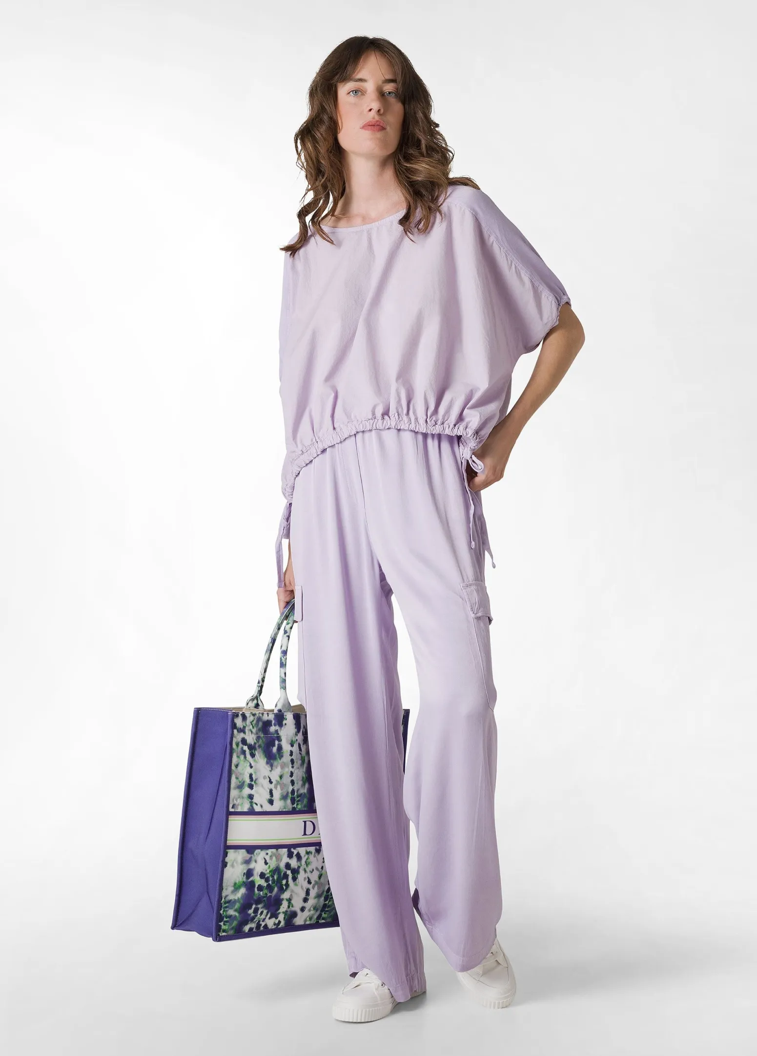 DEHA Camicie & Bluse*Blusa In Popeline E Raso Viola