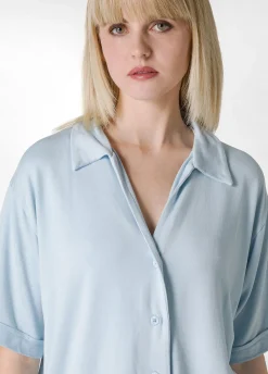 DEHA Camicie & Bluse*Camicia In Felpa Blu