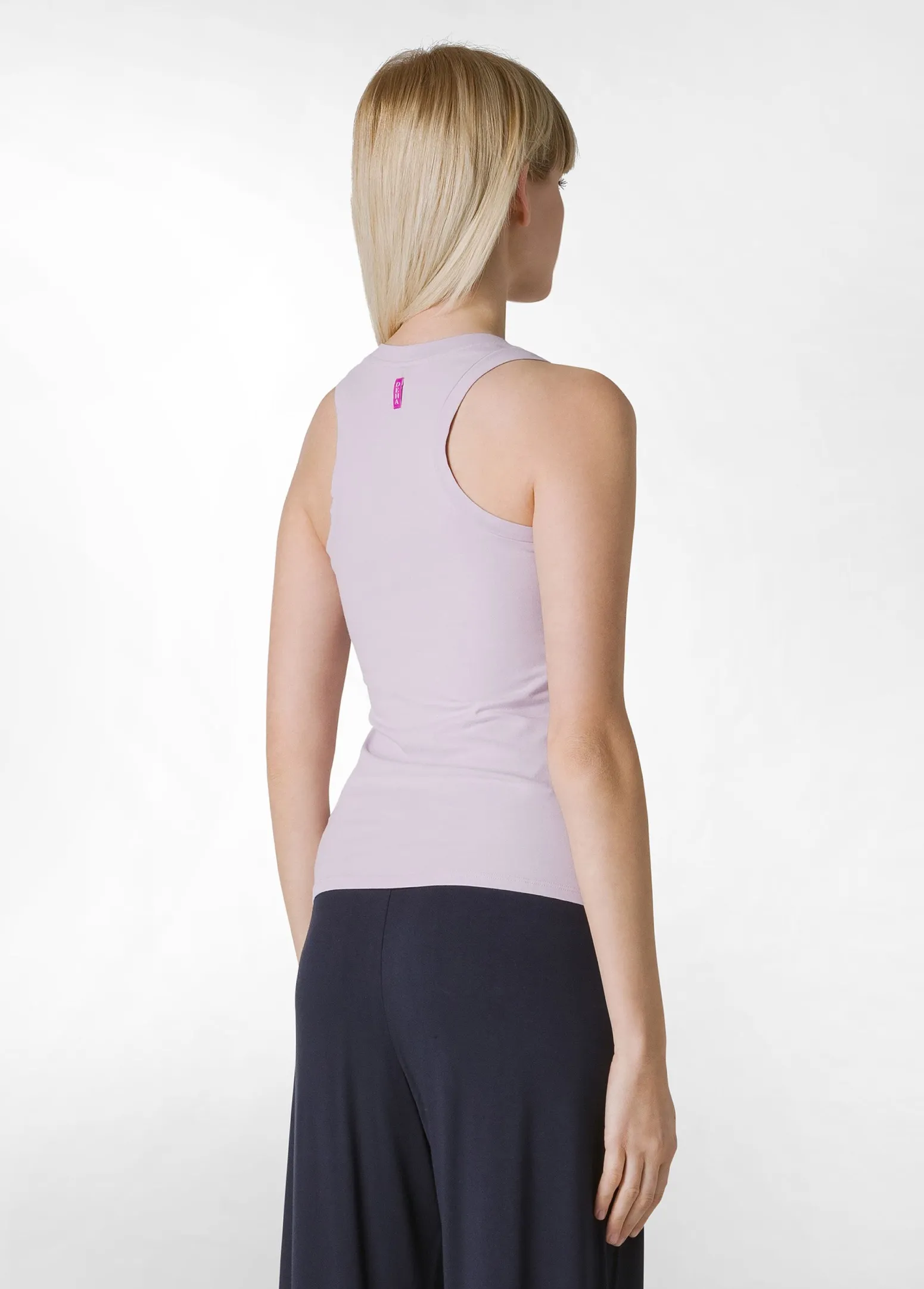 DEHA Canotte E Reggiseni Sportivi*Canotta Vogatore Jersey Stretch Viola