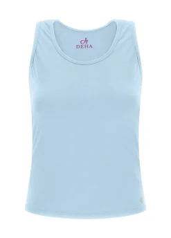 DEHA Canotte E Reggiseni Sportivi*Canotta Vogatore Jersey Stretch Blu