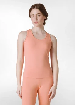 DEHA Canotte E Reggiseni Sportivi*Canotta Vogatore Jersey Stretch Arancio