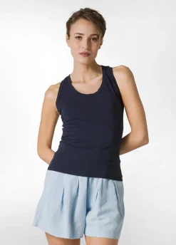 DEHA Canotte E Reggiseni Sportivi*Canotta Vogatore Jersey Stretch Blu