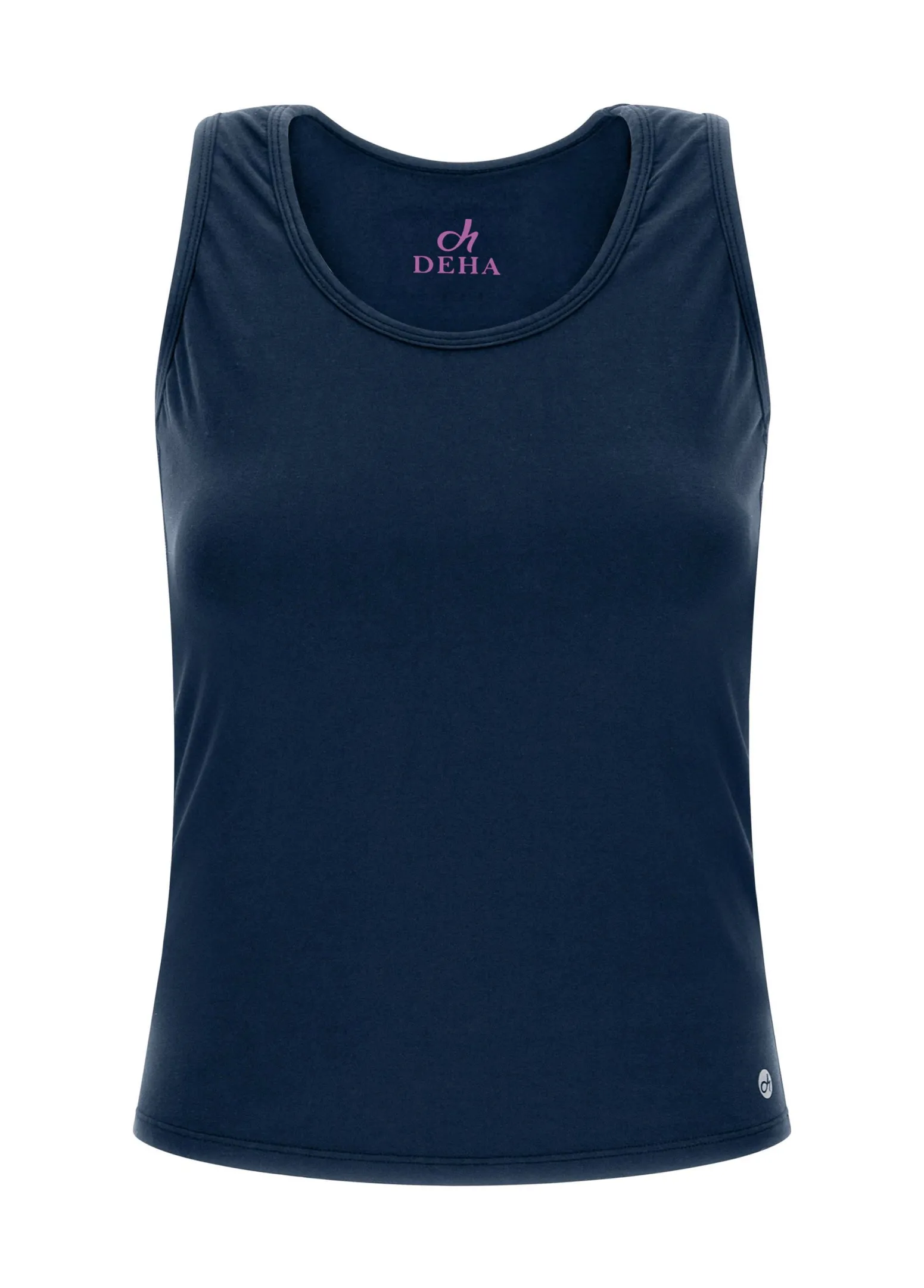 DEHA Canotte E Reggiseni Sportivi*Canotta Vogatore Jersey Stretch Blu