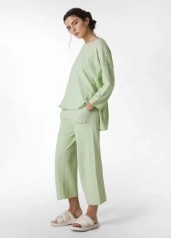 DEHA Comfort Set*Completo Ampio In Lino Verde Mela