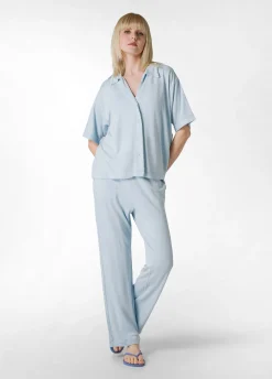 DEHA Comfort Set*Completo Comfort Di Viscosa Azzurro