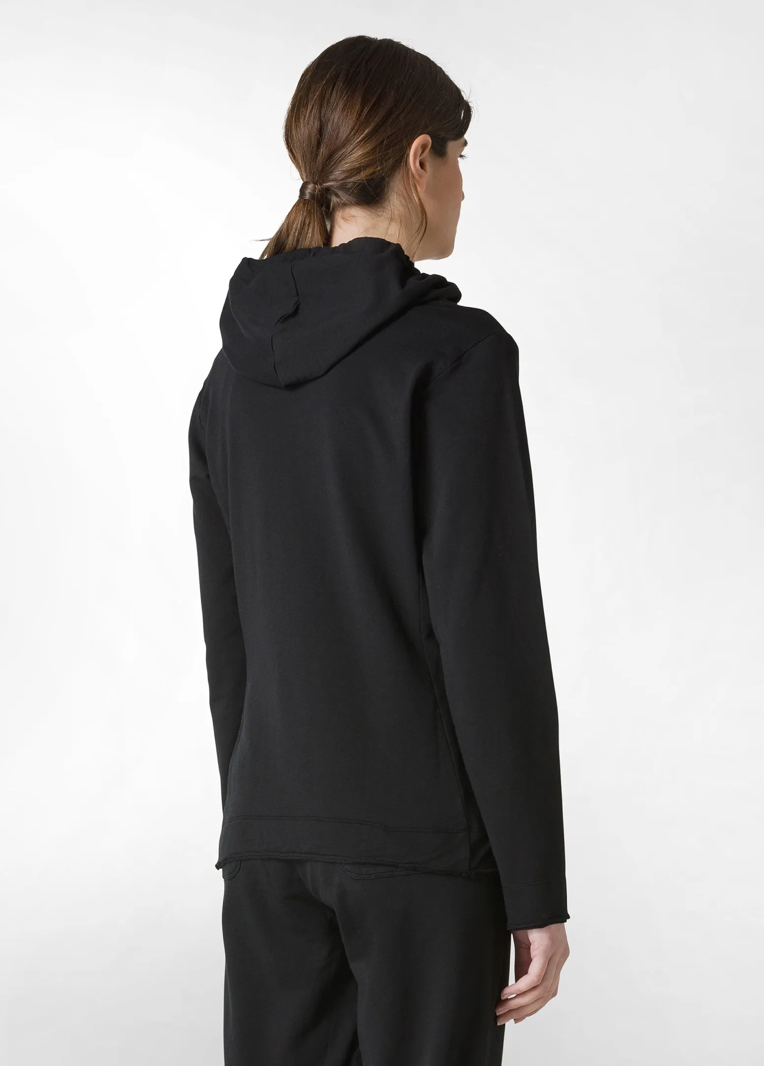 DEHA Felpe & Maglieria*Felpa Core Leggera Con Zip E Cappuccio Nero