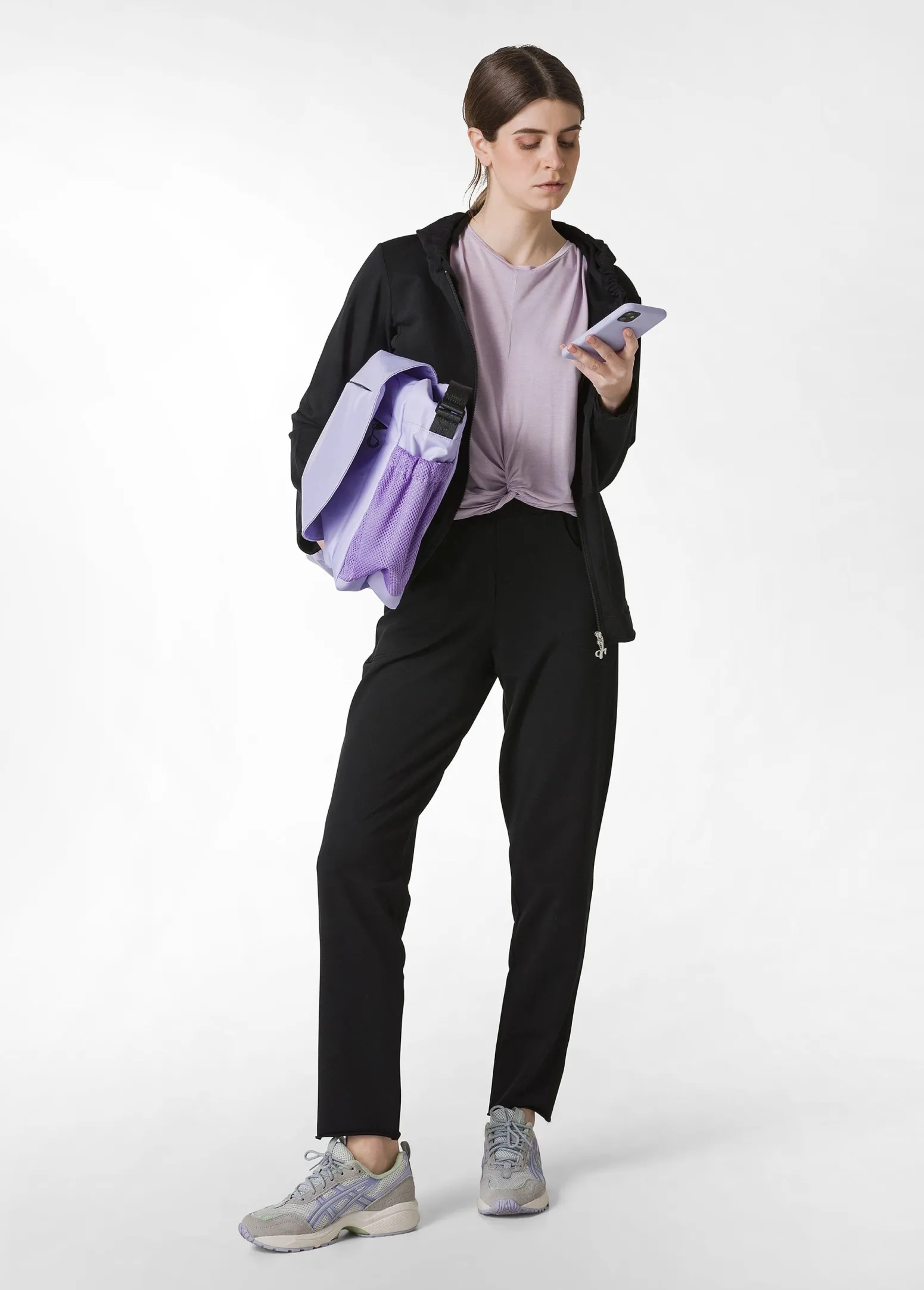 DEHA Felpe & Maglieria*Felpa Core Leggera Con Zip E Cappuccio Nero