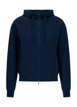 DEHA Felpe & Maglieria*Felpa Core Leggera Con Zip E Cappuccio Blu