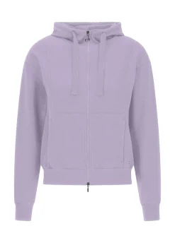 DEHA Felpe & Maglieria*Felpa Core Leggera Con Zip E Cappuccio Viola
