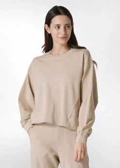 DEHA Felpe & Maglieria*Felpa Fiammata Vintage Beige