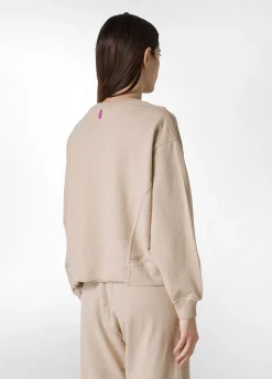 DEHA Felpe & Maglieria*Felpa Fiammata Vintage Beige