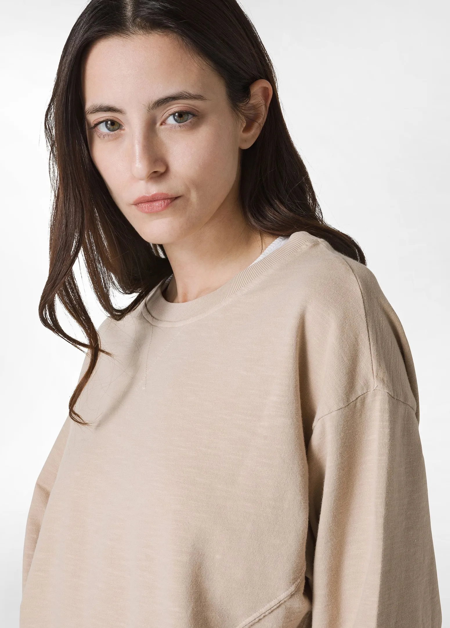 DEHA Felpe & Maglieria*Felpa Fiammata Vintage Beige