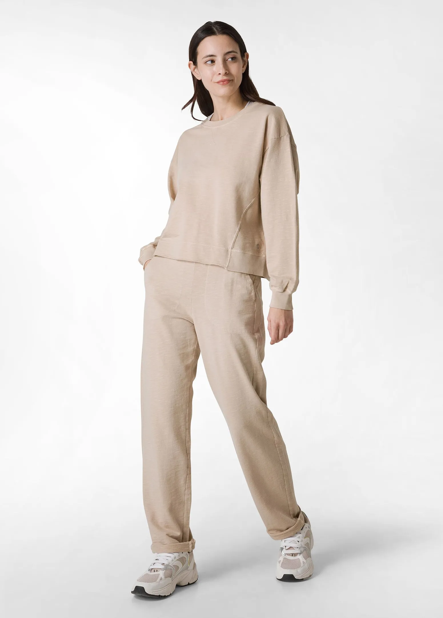 DEHA Felpe & Maglieria*Felpa Fiammata Vintage Beige