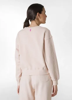 DEHA Felpe & Maglieria*Felpa Girocollo Comfy Con Grafica Rosa