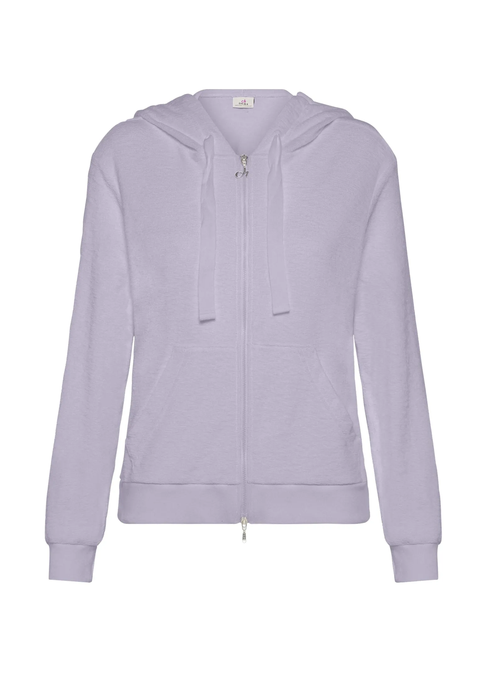 DEHA Felpe & Maglieria*Felpa In Spugna Zip E Cappuccio Viola