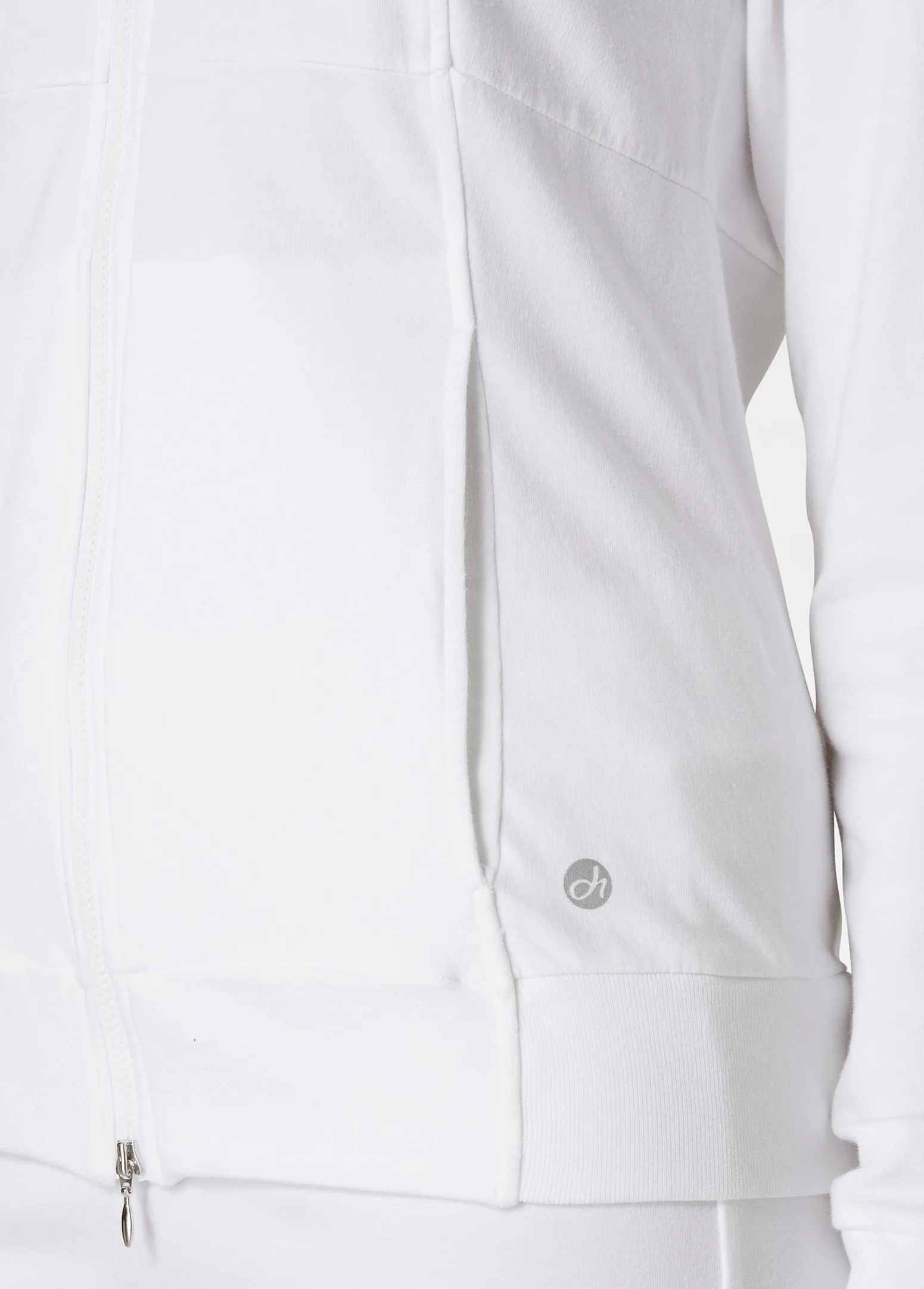 DEHA Felpe & Maglieria*Felpa Leggera Core Con Zip Bianco