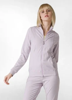 DEHA Felpe & Maglieria*Felpa Leggera Core Con Zip Viola