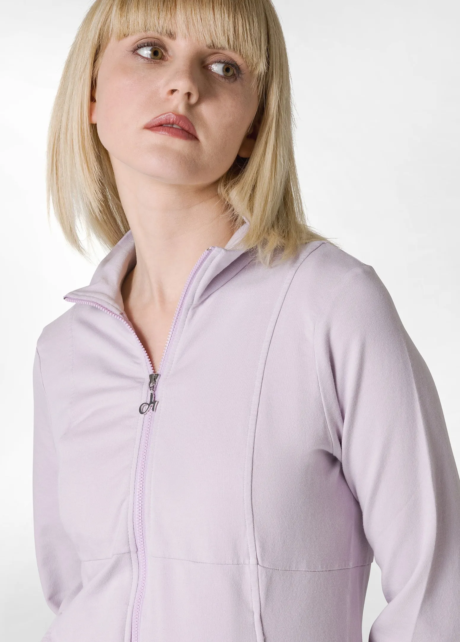 DEHA Felpe & Maglieria*Felpa Leggera Core Con Zip Viola