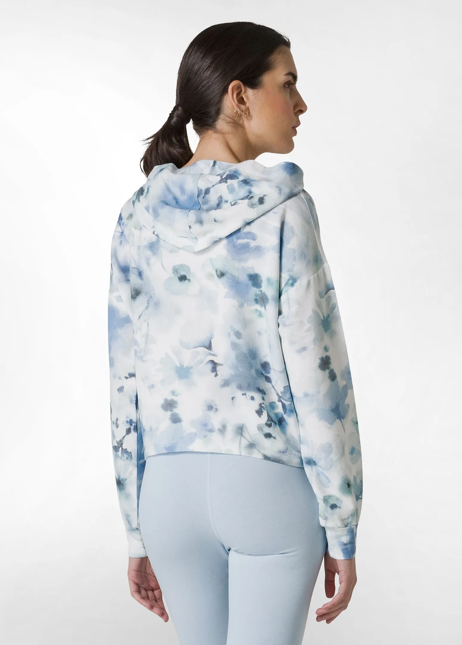DEHA Felpe & Maglieria*Felpa Leggera Misto Viscosa Stampata Con Nodo Blu