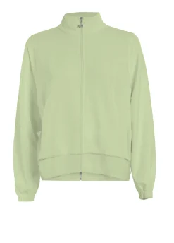 DEHA Felpe & Maglieria*Felpa Leggera Misto Viscosa Con Zip Verde
