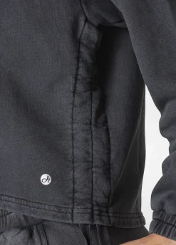 DEHA Felpe & Maglieria*Felpa Marmorizzata Cappuccio E Zip Nero