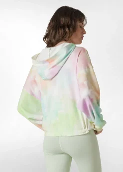 DEHA Felpe & Maglieria*Felpa Organica Stampa Fade Away Zip E Cappuccio