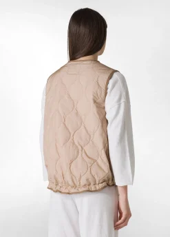 DEHA Giacche E Giubbotti*Gile' Trapuntato Beige