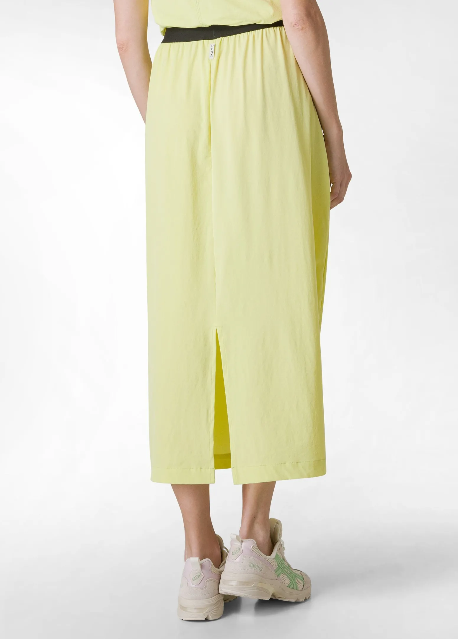 DEHA Vestiti, Gonne E Tute*Gonna In Nylon Con Logo Giallo