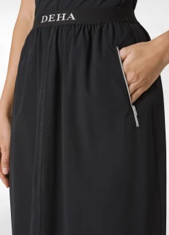 DEHA Vestiti, Gonne E Tute*Gonna In Nylon Con Logo Nero