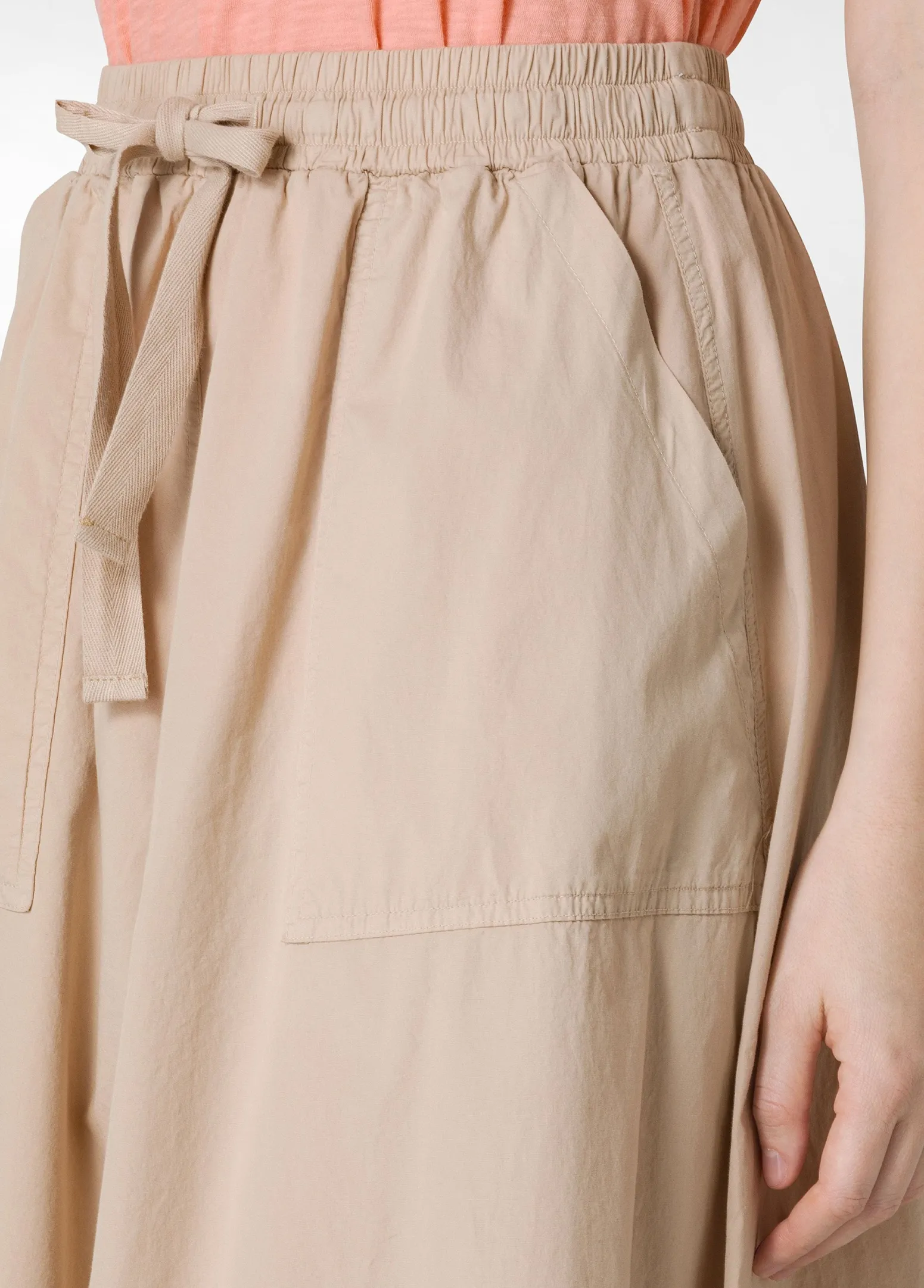 DEHA Vestiti, Gonne E Tute*Gonna Lunga In Popeline Beige