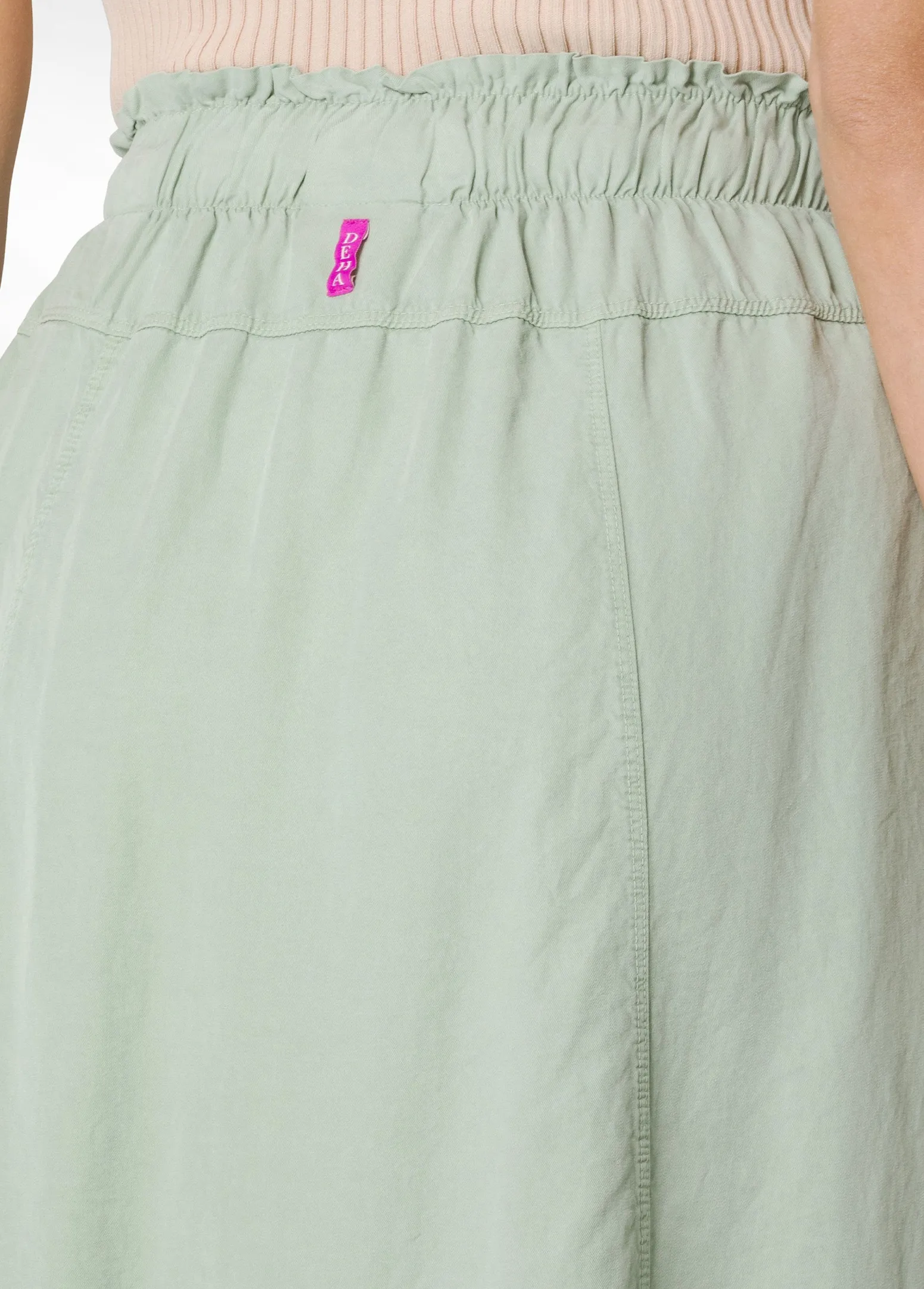 DEHA Vestiti, Gonne E Tute*Gonna Lunga In Twill Tencel Verde