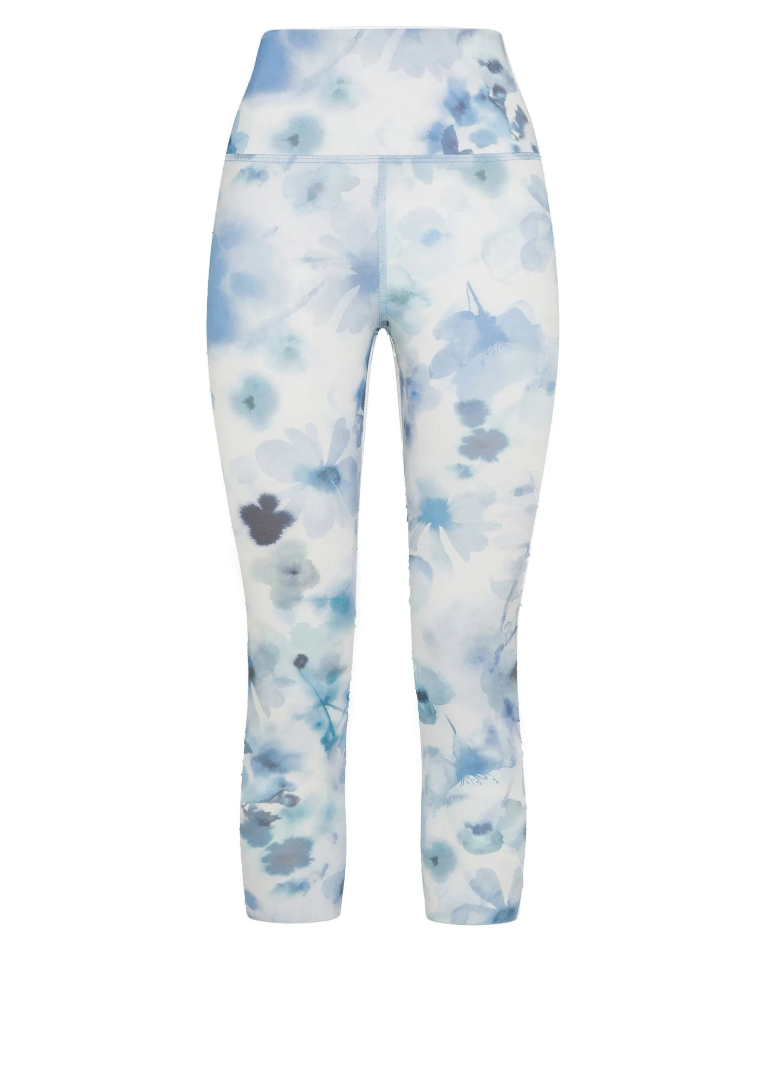 DEHA Leggings & Pantaloni Sportivi*Leggings 7/8 In Microfibra Riciclata Stampata Blu