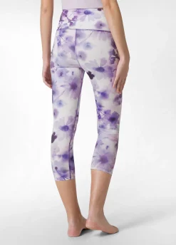 DEHA Leggings & Pantaloni Sportivi*Leggings 7/8 In Microfibra Riciclata Stampata Viol
