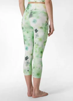 DEHA Leggings & Pantaloni Sportivi*Leggings 7/8 In Microfibra Riciclata Stampata Verd