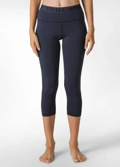 DEHA Leggings & Pantaloni Sportivi*Leggings 7/8 Jersey-Stretch Blu