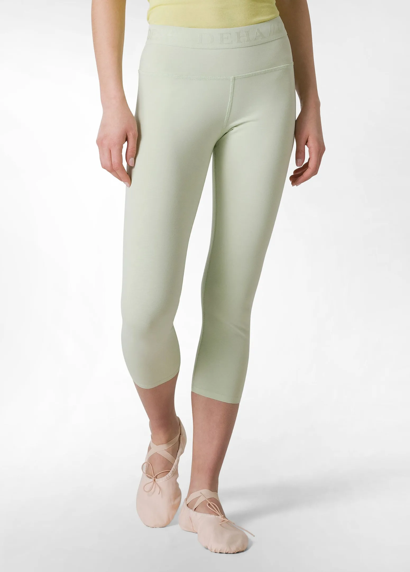 DEHA Leggings & Pantaloni Sportivi*Leggings 7/8 Jersey-Stretch Verde