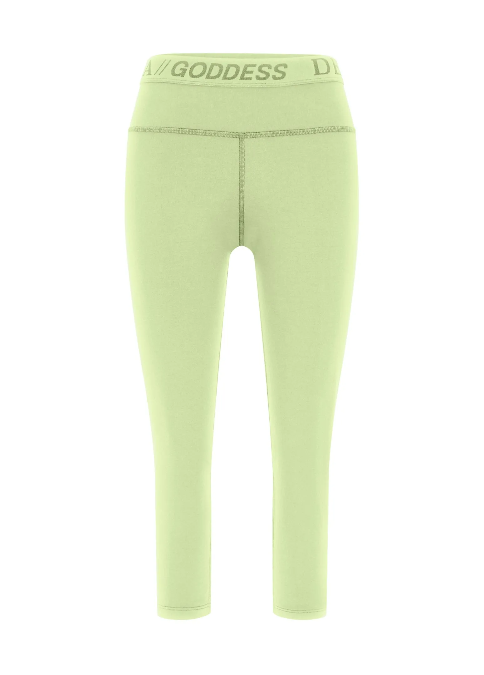 DEHA Leggings & Pantaloni Sportivi*Leggings 7/8 Jersey-Stretch Verde