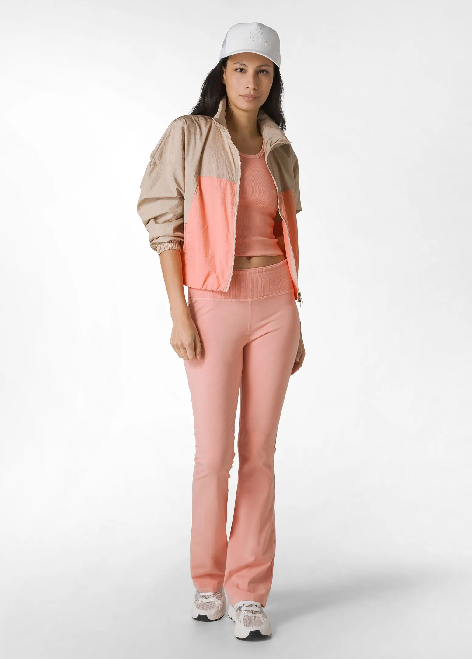 DEHA Pantaloni*Leggings Svasato Effetto Vintage Arancio