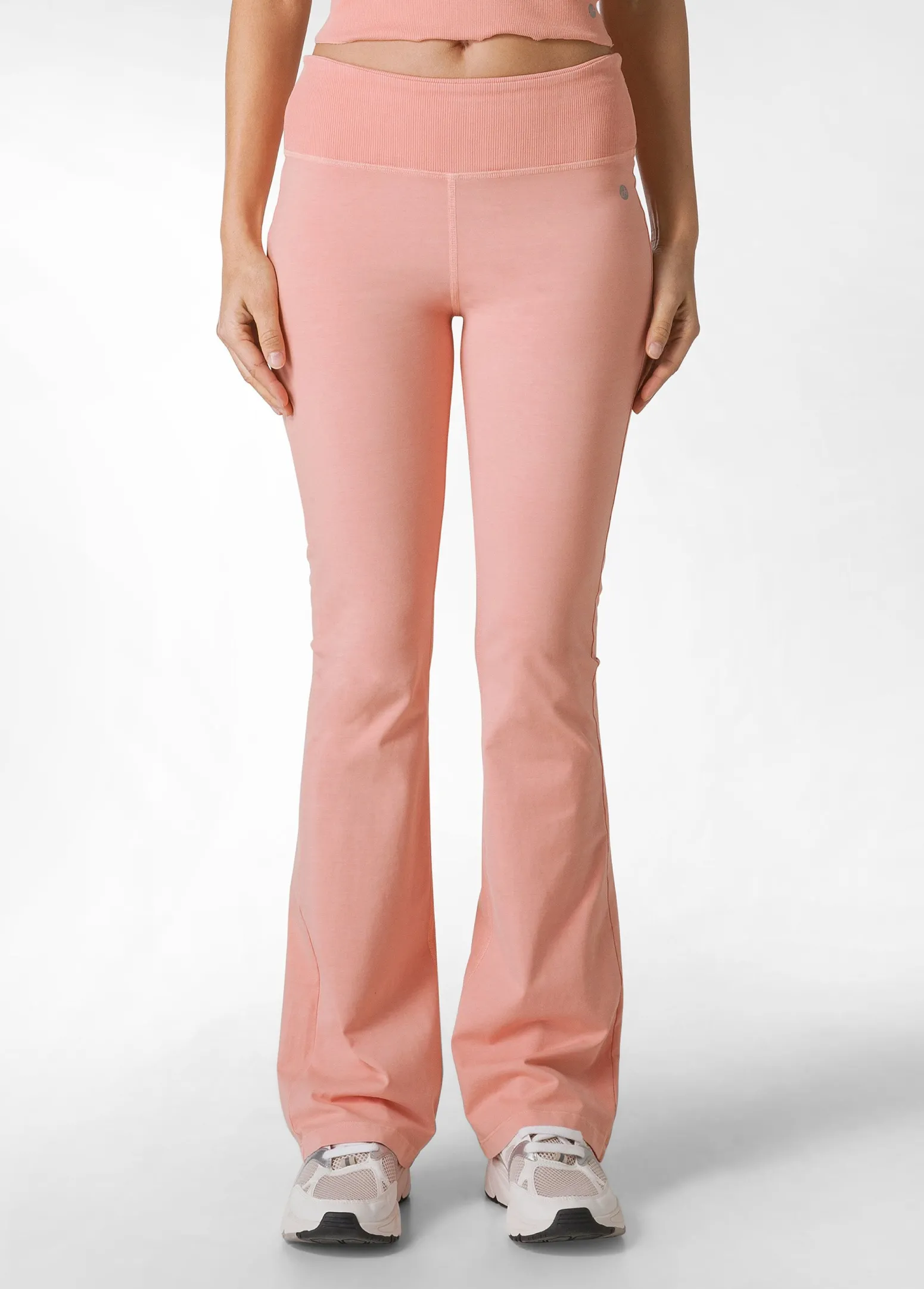 DEHA Pantaloni*Leggings Svasato Effetto Vintage Arancio