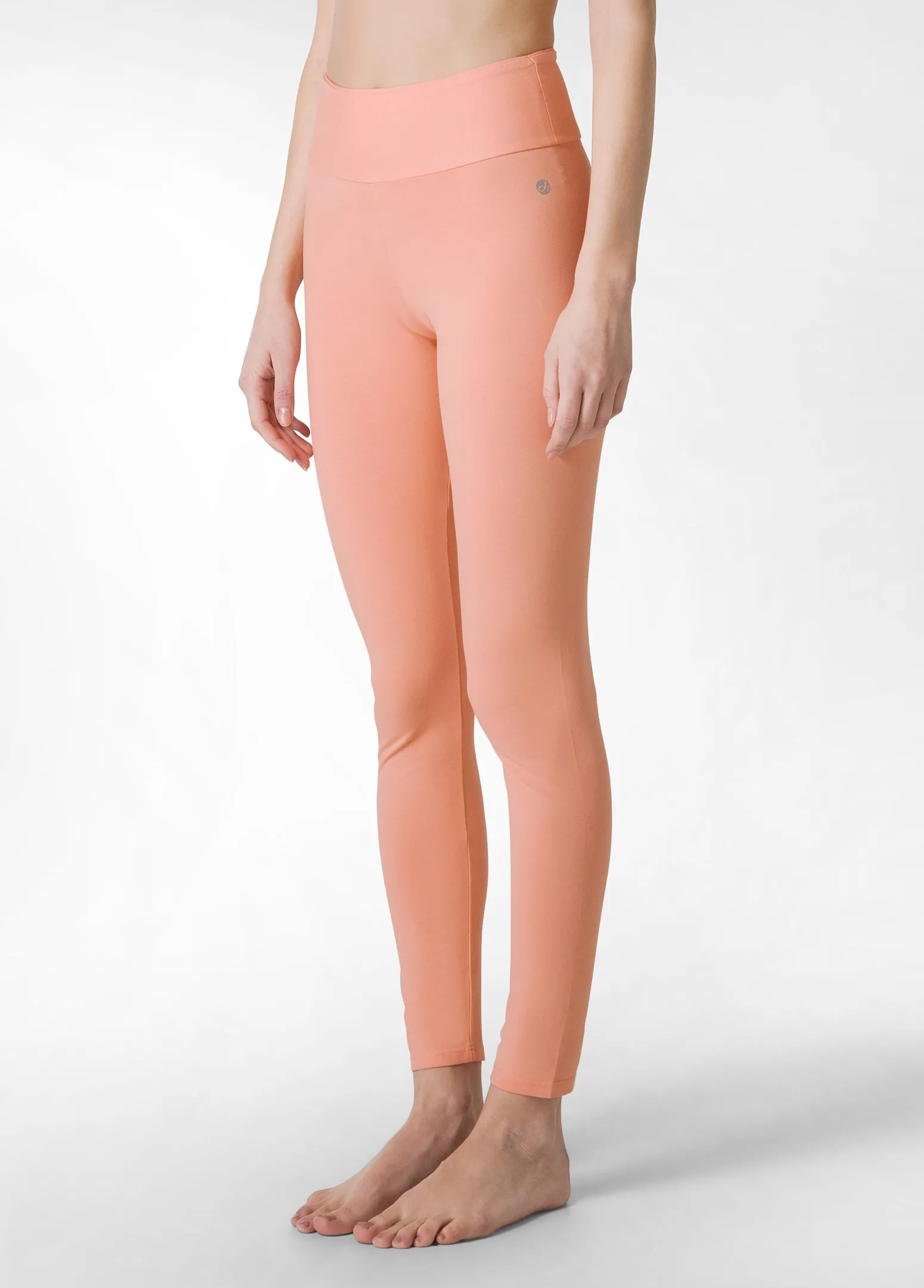 DEHA Leggings & Pantaloni Sportivi*Leggings Vita Alta Arancio