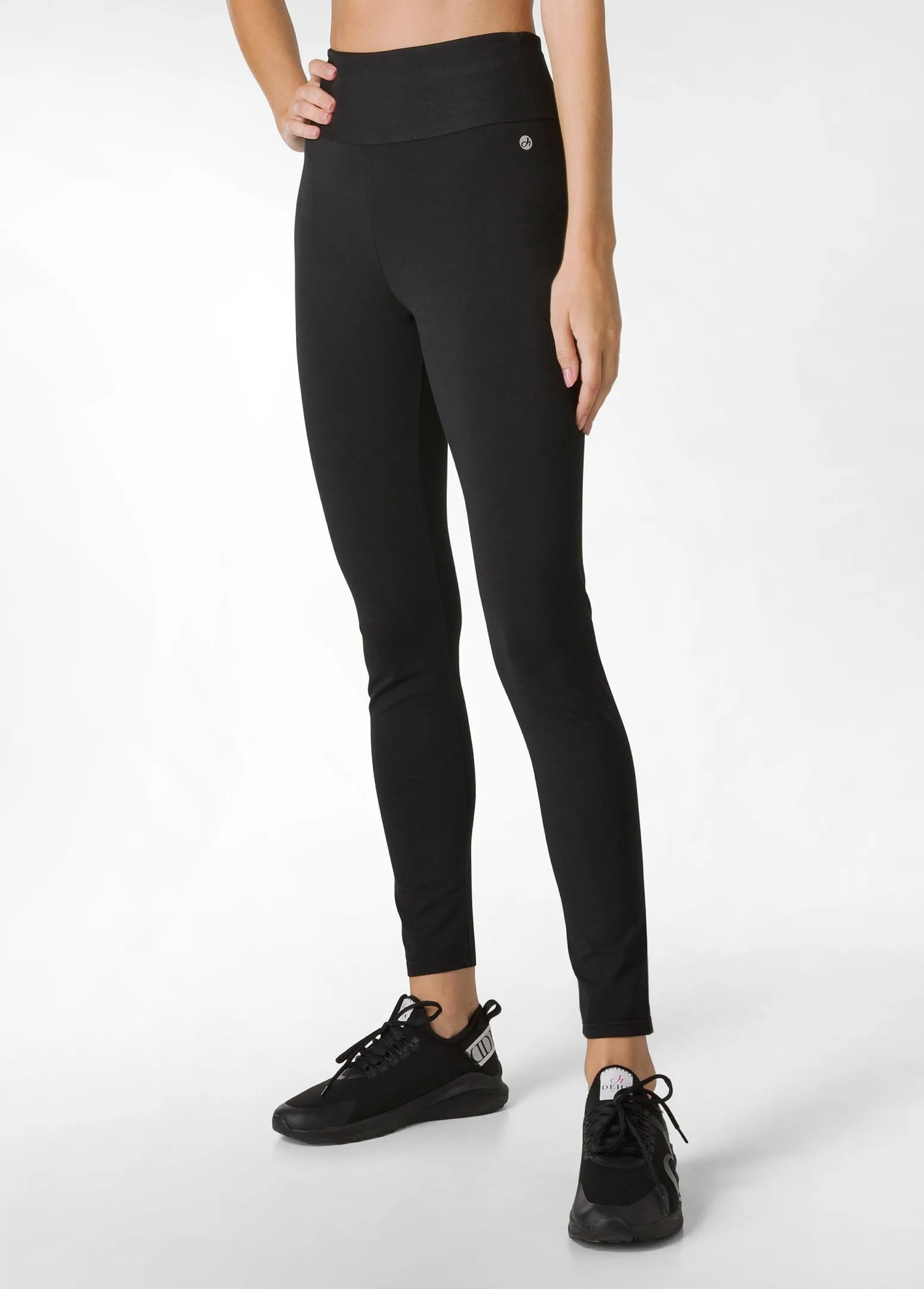 DEHA Leggings & Pantaloni Sportivi*Leggings Vita Alta Nero