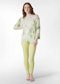 DEHA Leggings & Pantaloni Sportivi*Leggings Yoga In Microfibra Riciclata Giallo